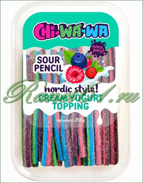 Мармелад желейный в асс. Chi-wa-wa (0,25кг)