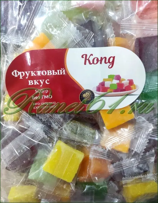 Мармелад фруктовый ассорти (0,5кг)